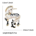 Alloy Enamel Unicorn Brooch Pin For Cartoon Fashion Garment Accessories view 4