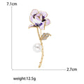 Alloy Enamel Flower Brooch For Fresh Everyday Apparel Accessories view 5