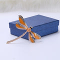 Metal Alloy Enamel Dragonfly Brooch For Women's Clothing Decoration view 6