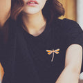 Metal Alloy Enamel Dragonfly Brooch For Women's Clothing Decoration view 2