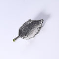 Pearl Gradient Rhinestone Leaf Brooch Pin For Fashion Apparel view 3