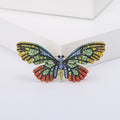 Alloy Rhinestone Butterfly Brooch Pin For Clothing Decoration Accessories view 6