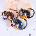 Alloy Enamel Sloth Brooch For Casual Clothing Decoration view 4