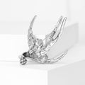 Alloy Enamel Swallow Brooch Pin For Fashion Apparel Accessories view 3