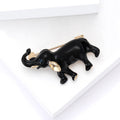 Alloy Enamel Elephant Brooch For Versatile Garment Decoration view 3