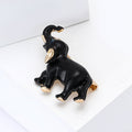 Alloy Enamel Elephant Brooch For Versatile Garment Decoration view 2