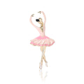 Alloy Enamel Ballet Girl Brooch Pin For Women Apparel Decoration view 5