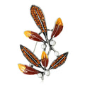 Alloy Enamel Leaf Brooch Pin For Floral Forest Style Outfits view 1