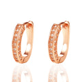 U Shaped Geometric Zircon Ear Cuff For Women, Sparkling Full Rhinestone Clip Earrings Jewelry view 7
