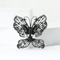 Alloy Rhinestone Hollow Butterfly Brooch For Womens Fashion Clothing view 3