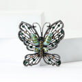 Alloy Rhinestone Hollow Butterfly Brooch For Womens Fashion Clothing view 4