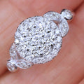 Vintage Round Women's Index Finger Ring, Korean Japanese Fashion Personality Jewelry view 3