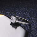 European Zircon Inlaid Engagement Ring Cross Border Hand Jewelry view 4