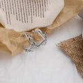 Geometric Six Point Star Alloy Hoop Stud Earrings for Women Elegant Multi Layer Metal Statement Earrings view 3