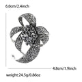 Alloy Rhinestone Flower Brooch Pin For Women Fashion Apparel view 6