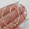 Oversized Smooth Big Hoop Earrings For Women Simple European American Nightclub Fashion Jewelry view 5
