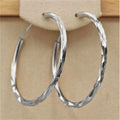 Oversized Smooth Big Hoop Earrings For Women Simple European American Nightclub Fashion Jewelry view 1