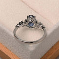 Fashion Zircon Inlaid Women's Engagement Ring Valentine's Day Gift Jewelry view 3