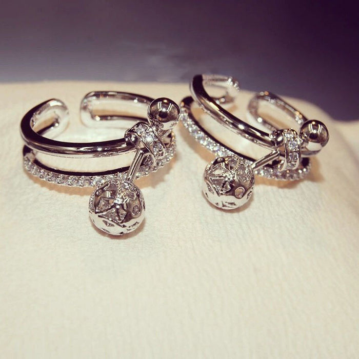 Fashion Creative Shape Open Adjustable Ring Jewelry Gift For Women