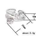Fashion Creative Shape Open Adjustable Ring Jewelry Gift For Women view 5