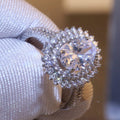 Fashion Luxury Versatile AAA Grade Zircon Women's Ring European Style Hand Jewelry view 3