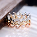 Minimalist Linear Alloy Korean Style Womens Midi Ring Fashion Hand Jewelry Accessories view 2