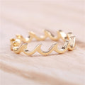 Minimalist Linear Alloy Korean Style Womens Midi Ring Fashion Hand Jewelry Accessories view 3