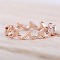 Minimalist Linear Alloy Korean Style Womens Midi Ring Fashion Hand Jewelry Accessories view 4