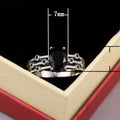 Fashion Womens Crystal Inlaid Engagement Ring European Style Gift Hand Jewelry Accessory view 5