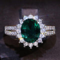 Light Luxury Oval Ring For Women Minimalist Designer Style Fashion Jewelry Accessory view 2