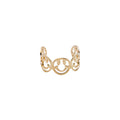 Korean Style Hollow Heart Smiley Face Five Point Star Flower Open Adjustable Ring For Women view 5