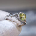 European Fashion Silver Plated Zircon Women's Ring, Elegant Finger Jewelry For view 3