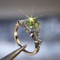 European Fashion Silver Plated Zircon Women's Ring, Elegant Finger Jewelry For view 2