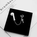 Creative Anti Loss Wireless Earbud Earrings Stainless Steel Cross Studs For Non Pierced Ears view 3