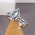 Silver Plated Zircon Couple Rings For Men And Women Wedding Engagement Gift Jewelry view 4