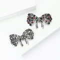 Alloy Rhinestone Bow Brooch Pin For Women's Clothing Accessories view 2
