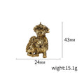 Alloy Cartoon Dog Brooch For Unisex Clothing And Lapel Decoration view 5