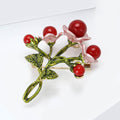 Hand Painted Pearl Flower Brooch For Coats Sweaters And Vintage Apparel view 3