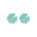 Candy Color Acrylic Daisy Flower Studs 925 Silver Needle Sweet Forest Style Women's Fashion Earrings view 5