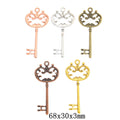 Zinc Alloy Key Charm Pendant No.136634 for DIY Necklace Bracelet Jewelry Making view 1