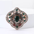 Baroque Alloy Rhinestone Brooch For Women's Suits And Coats view 2
