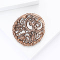 Alloy Rhinestone Vintage Style Brooch Pin For Women's Coats view 4