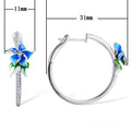 Flower Fairy Series Blooming Flower Shape Earrings For Women Elegant Versatile Fashion Jewelry view 3