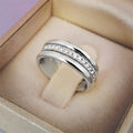 Simple European Style Gold Color Copper Ring, Fashion Plated Popular Finger Jewelry view 6