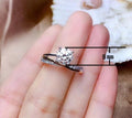 Creative Personalized Women's Cubic Zirconia Ring Fine Student Gift Fashion Jewelry view 5