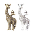 DIY Vintage Zinc Alloy Two Giraffe Charms For Necklace Bracelet Jewelry Accessories view 4