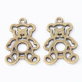 Zinc Alloy Bear Charm Pendant for DIY Necklace Bracelet Jewelry Making view 3