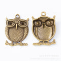 Zinc Alloy Owl Charm Pendant No.554157 for DIY Necklace Bracelet Jewelry Making view 3