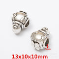 Vintage Zinc Alloy Mixed Large Hole Beads For European Bracelet Necklace DIY Accessories view 4