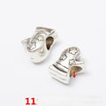Vintage Zinc Alloy Mixed Large Hole Beads For European Bracelet Necklace DIY Accessories view 3